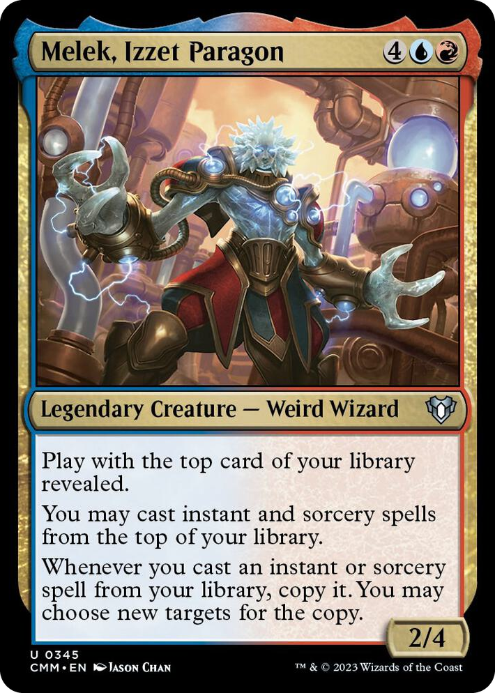 0345 Melek, Izzet Paragon U Commander Masters