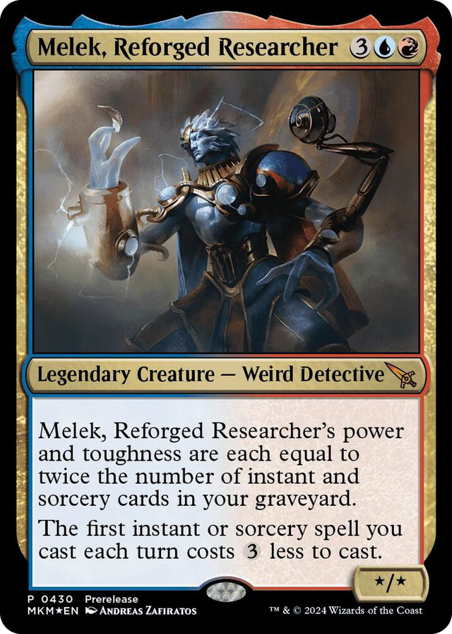 0430 Melek, Reforged Researcher M Prerelease Cards