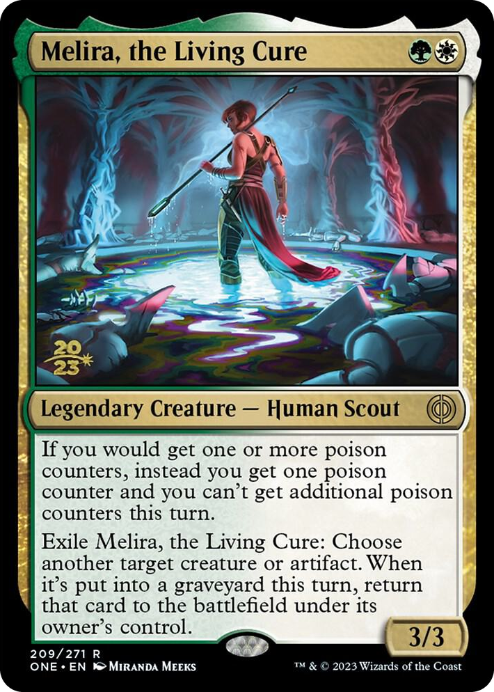 0209 Melira, the Living Cure R Prerelease Cards