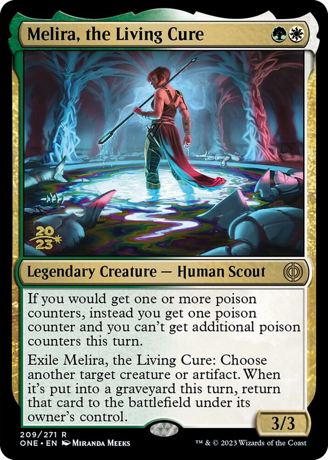 0209 Melira, the Living Cure R Prerelease Cards