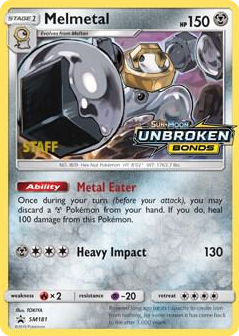 SM181 Melmetal - SM181 (Prerelease) [Staff] Promo SM Promos