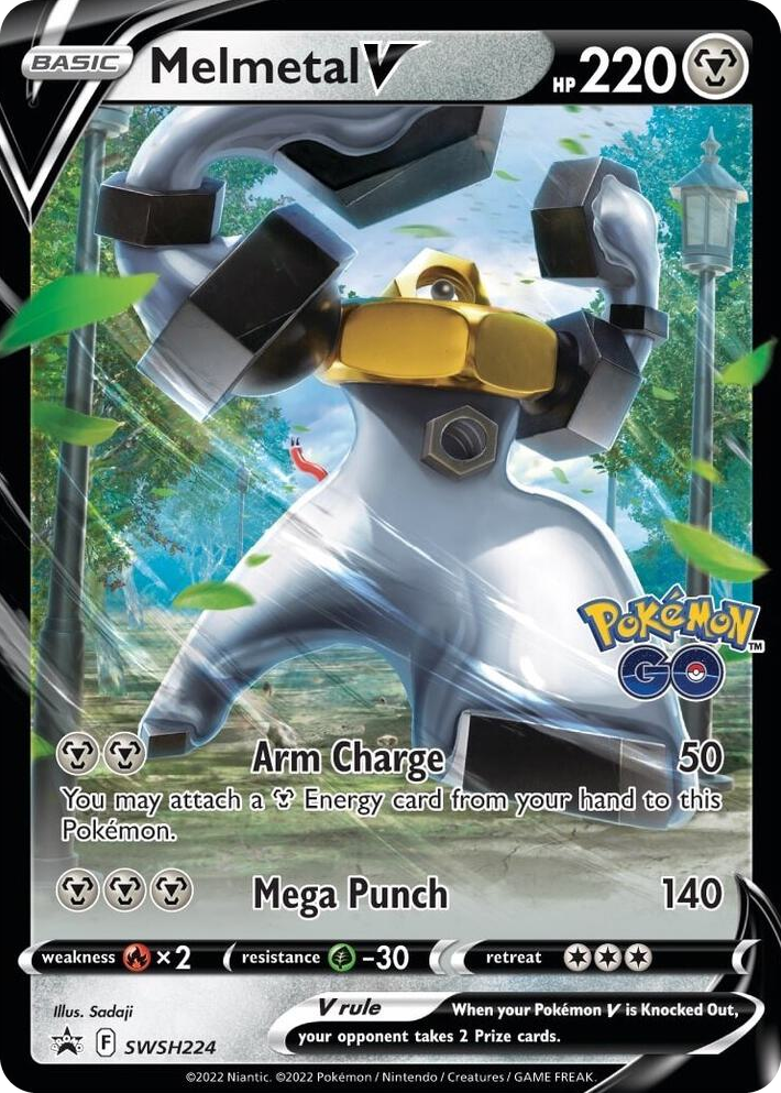 0224 Melmetal V - SWSH224 Promo Sword & Shield Promo Cards