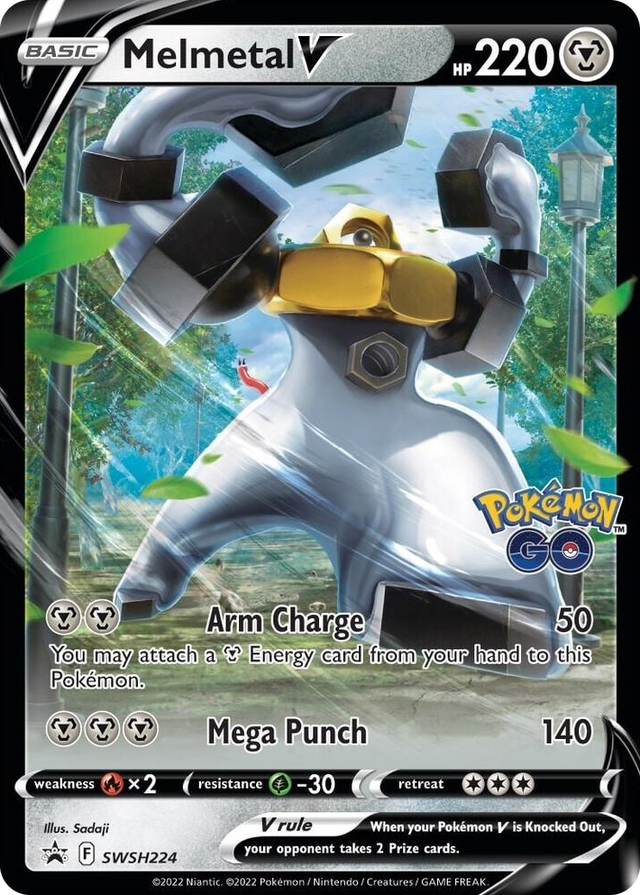 0224 Melmetal V - SWSH224 Promo Sword & Shield Promo Cards