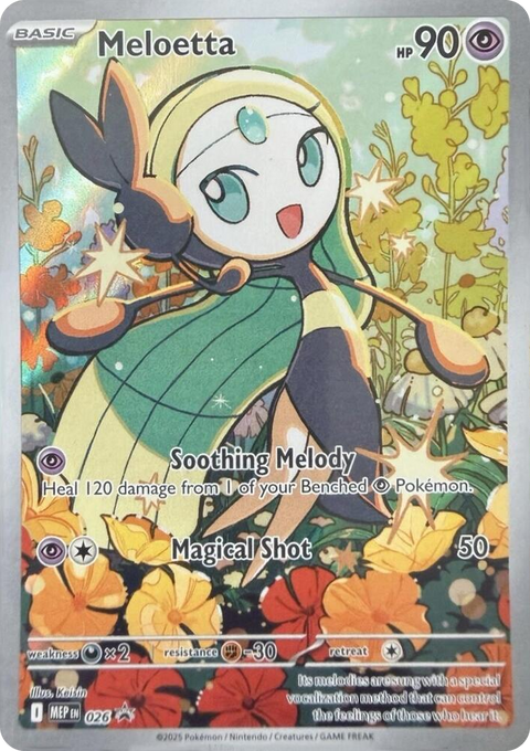 0026 Meloetta - 026 Illustration Rare Mega Evolution Promo