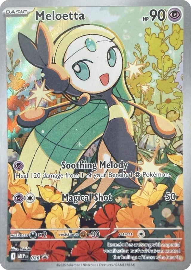 0026 Meloetta - 026 Illustration Rare Mega Evolution Promo