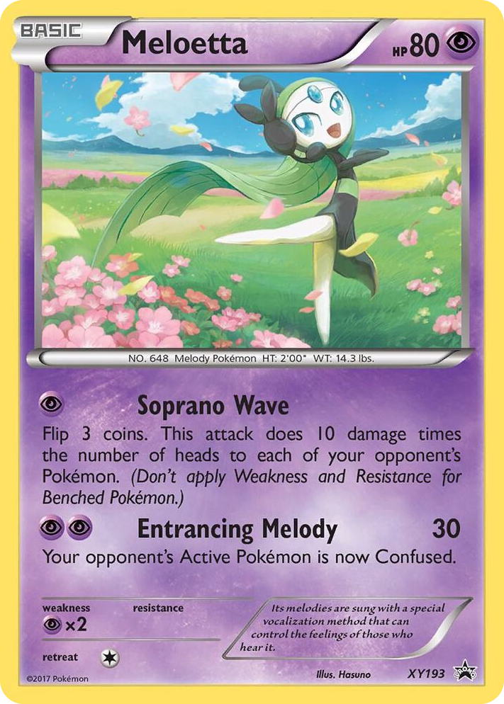 XY193 Meloetta - XY193 Promo XY Promos