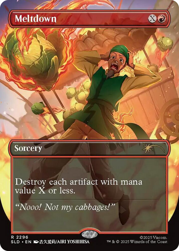 Meltdown #2296 R - Secret Lair Drop Series Pokemon card