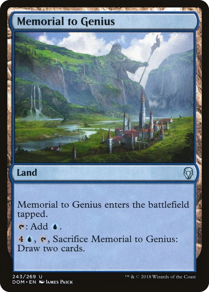 0243 Memorial to Genius U Dominaria