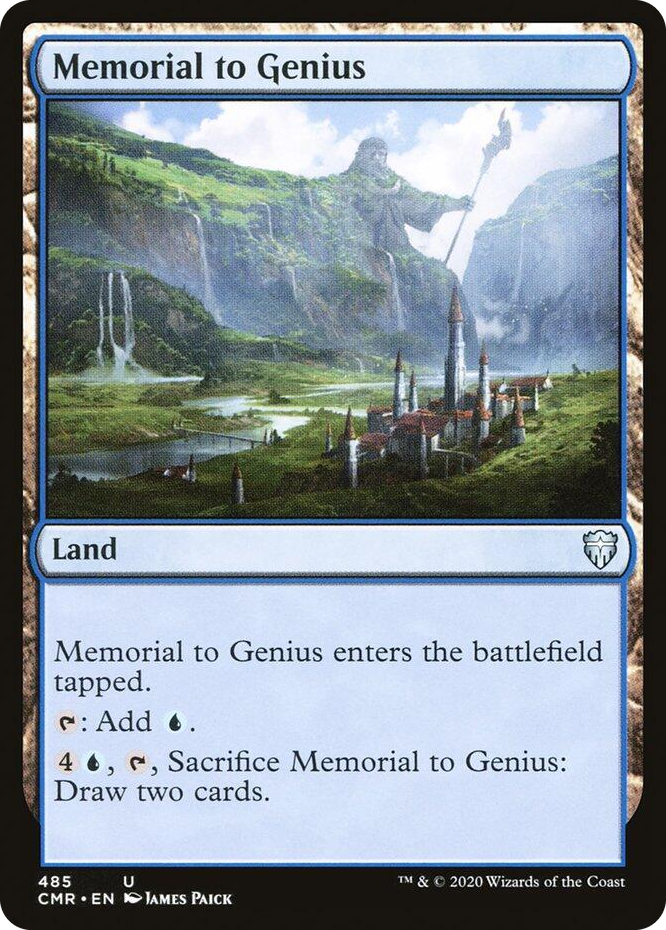 0485 Memorial to Genius U Commander Legends