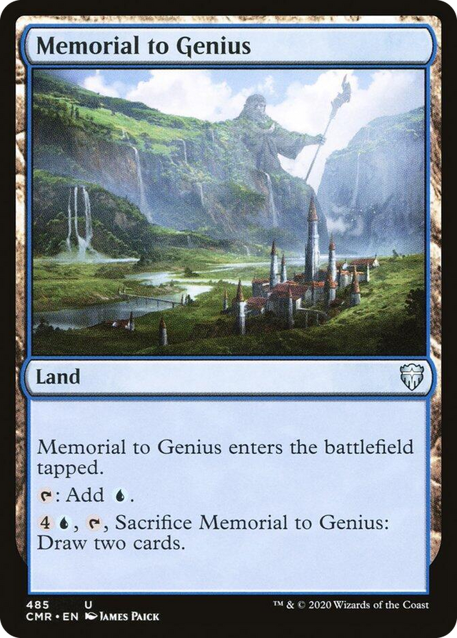 0485 Memorial to Genius U Commander Legends