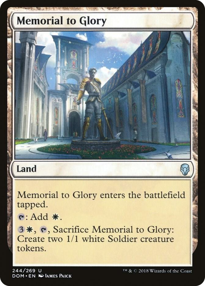0244 Memorial to Glory U Dominaria