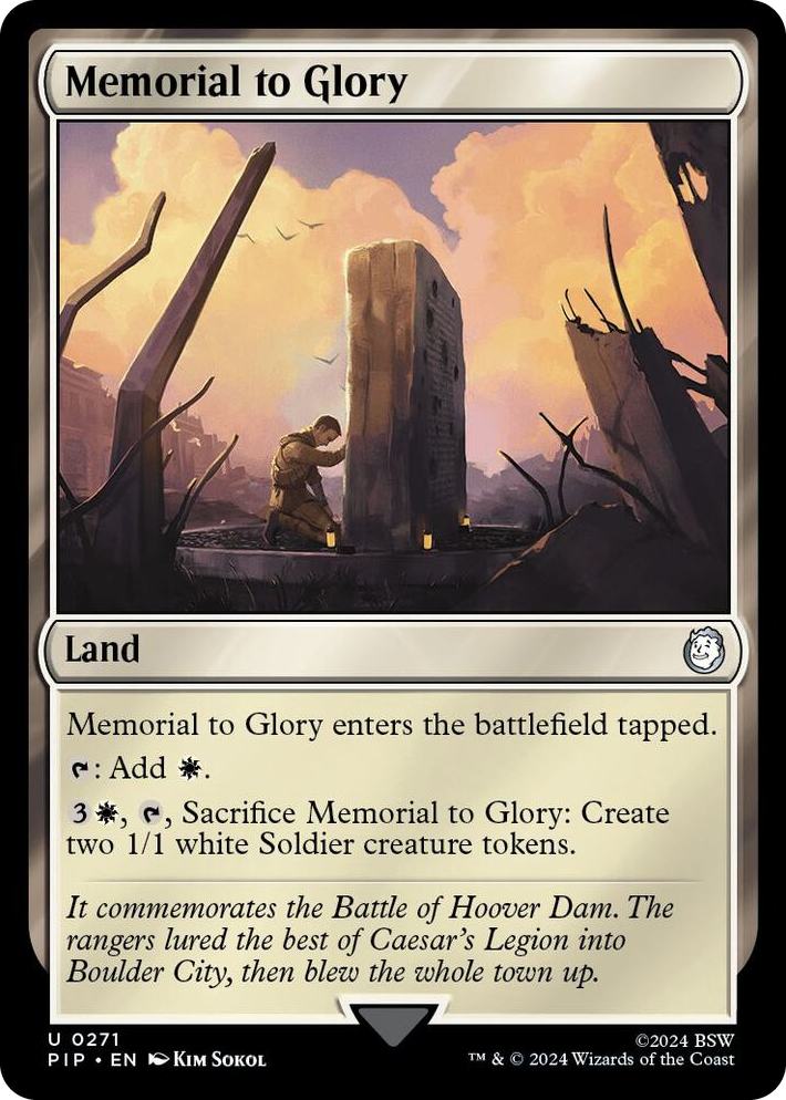 0271 Memorial to Glory U Universes Beyond: Fallout