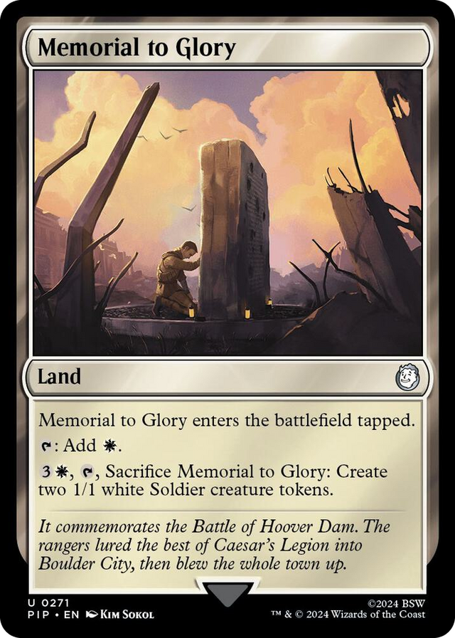 0271 Memorial to Glory U Universes Beyond: Fallout