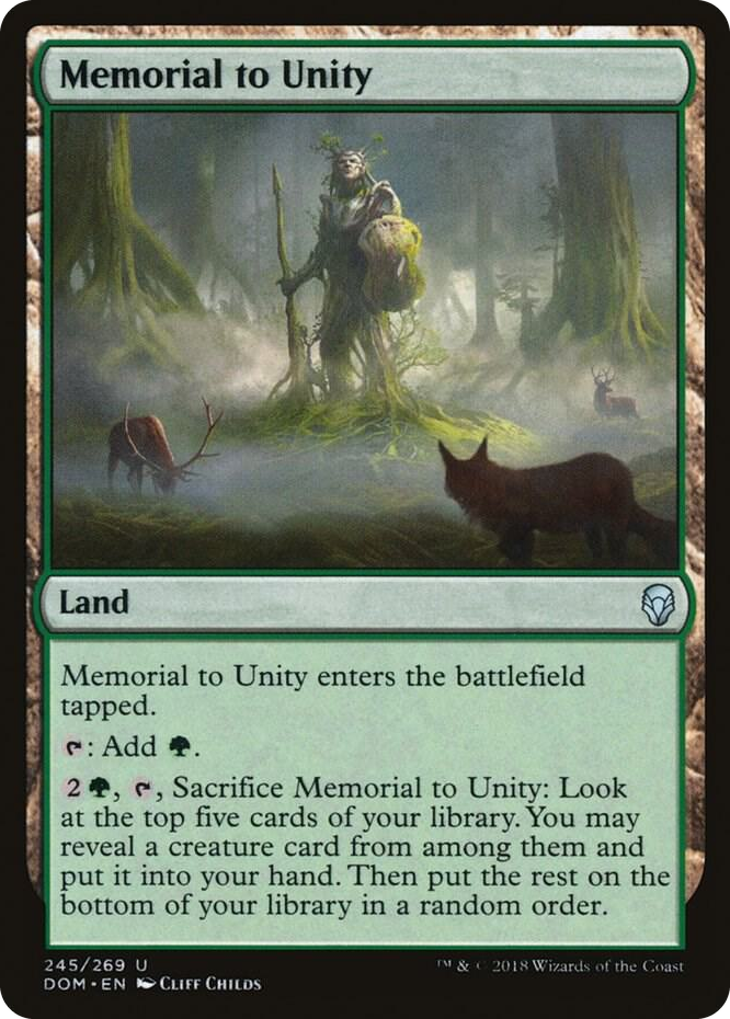 0245 Memorial to Unity U Dominaria