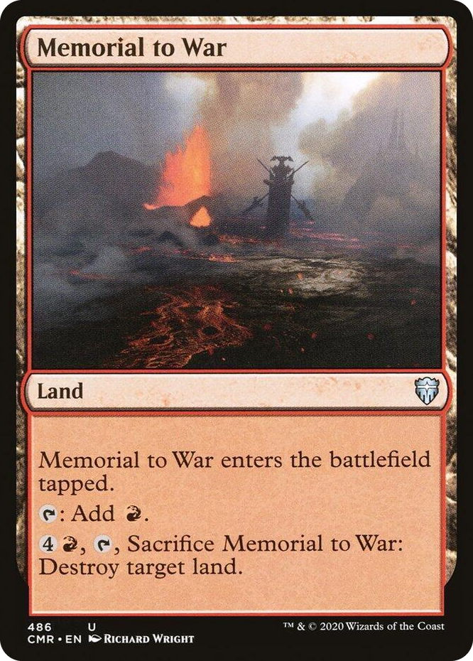 0486 Memorial to War U Commander Legends