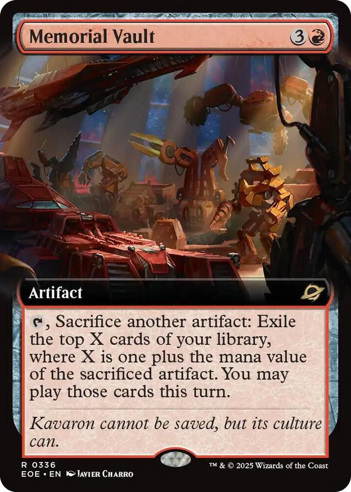 Memorial Vault (Extended Art) #336 R - Edge of Eternities Pokemon card