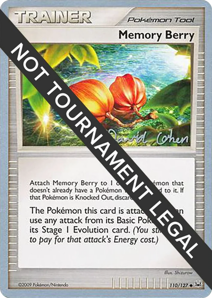 0110 Memory Berry - 2009 (David Cohen) Uncommon World Championship Decks
