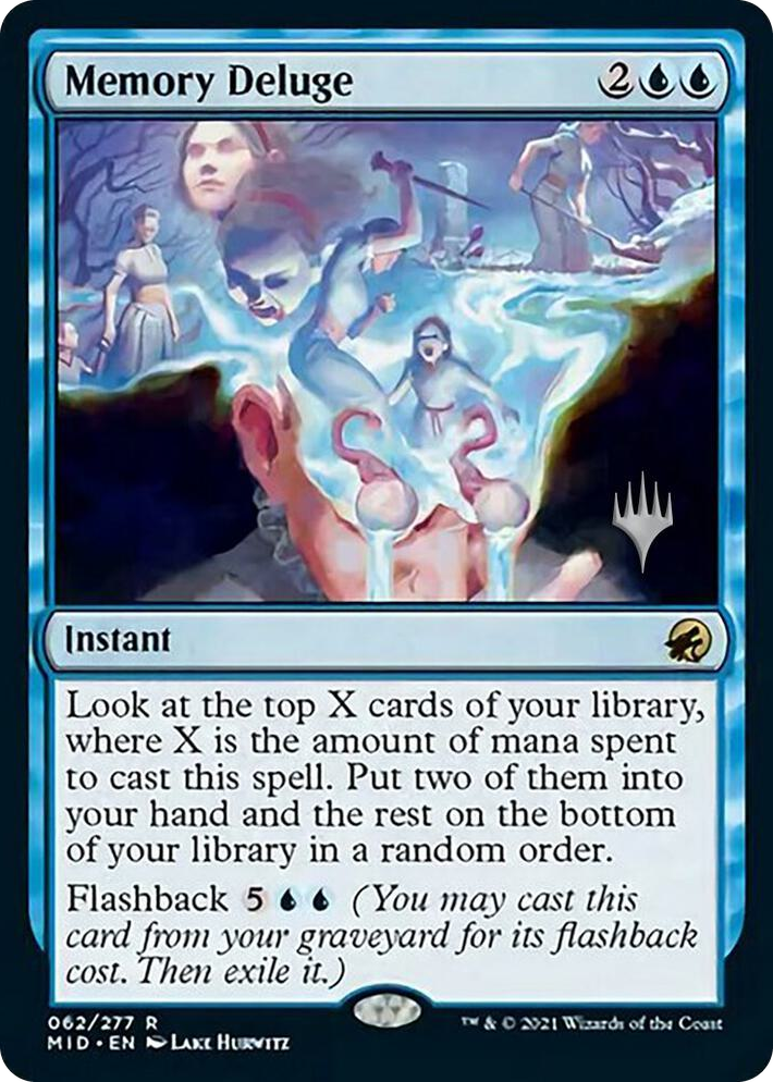 0062 Memory Deluge R Promo Pack: Innistrad: Midnight Hunt
