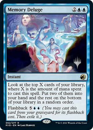 0062 Memory Deluge R Promo Pack: Innistrad: Midnight Hunt
