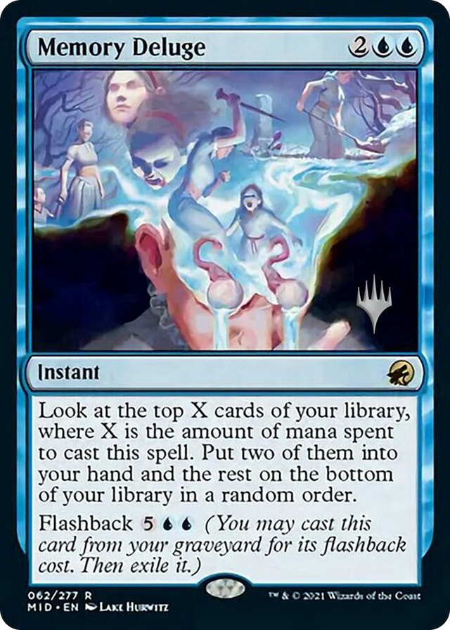 0062 Memory Deluge R Promo Pack: Innistrad: Midnight Hunt