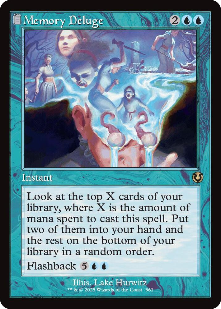 0361 Memory Deluge (Retro Frame) R Innistrad Remastered