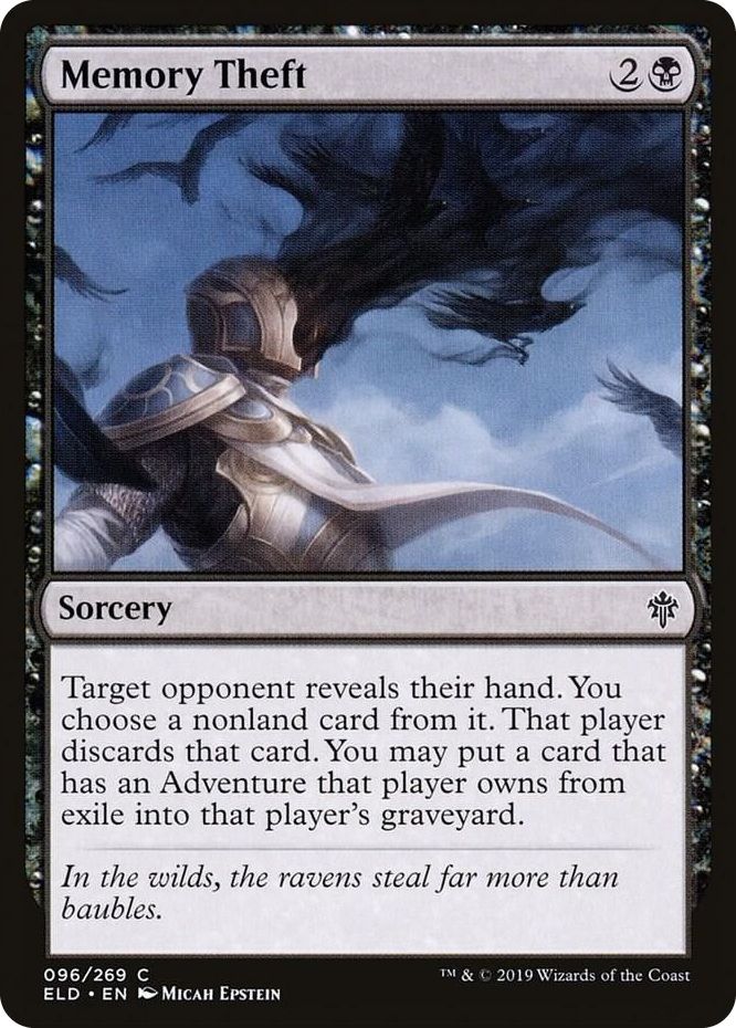 0096 Memory Theft C Throne of Eldraine