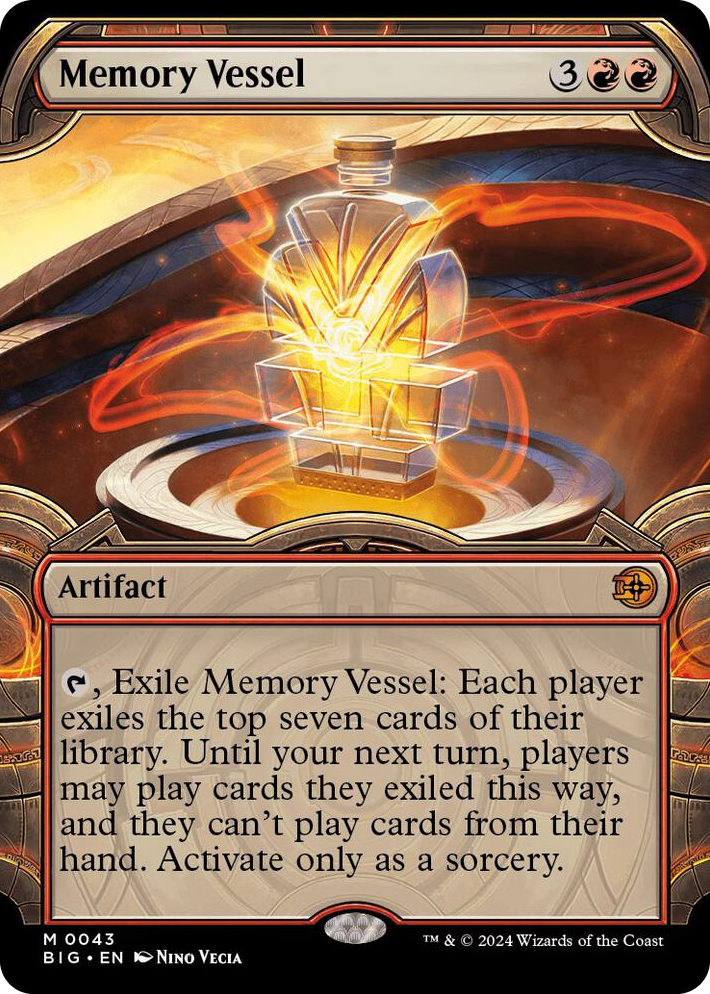 0043 Memory Vessel (Showcase) M Outlaws of Thunder Junction: The Big Score