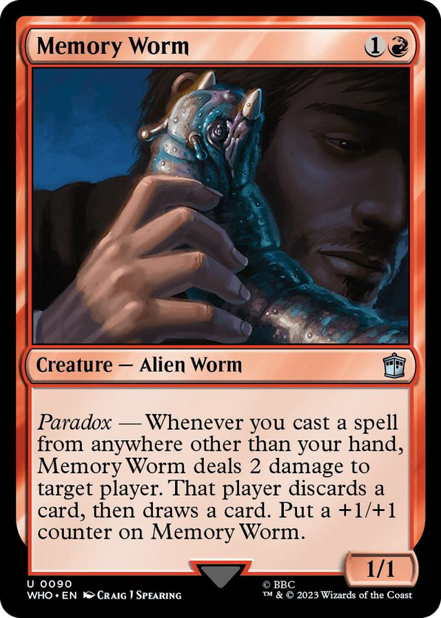 0090 Memory Worm U Universes Beyond: Doctor Who