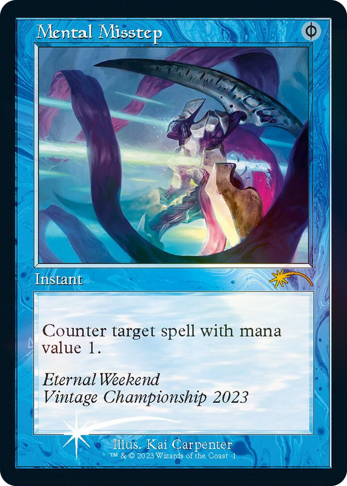 Mental Misstep (Retro Frame) (Eternal Weekend 2023 Promo) #1 P - Unique and Miscellaneous Promos Pokemon card