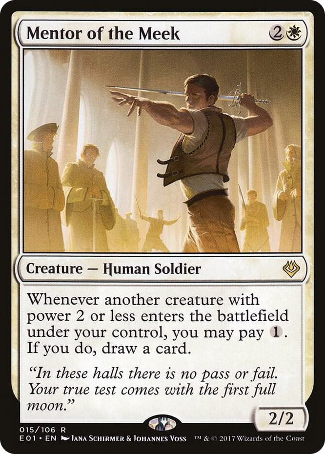 Mentor of the Meek #15 R - Archenemy: Nicol Bolas Pokemon card