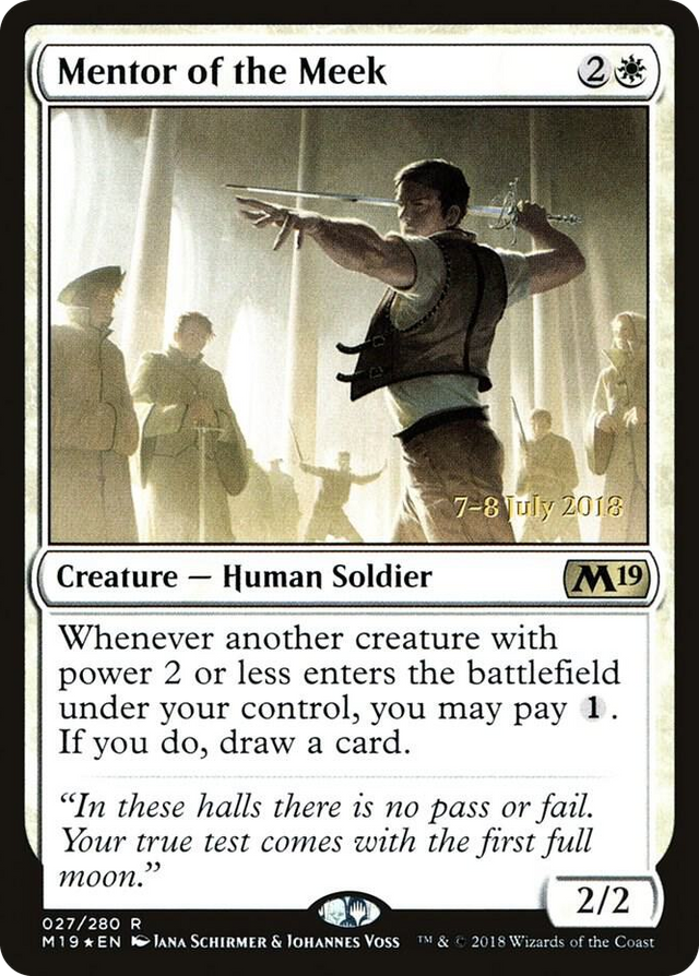 0027 Mentor of the Meek R Prerelease Cards