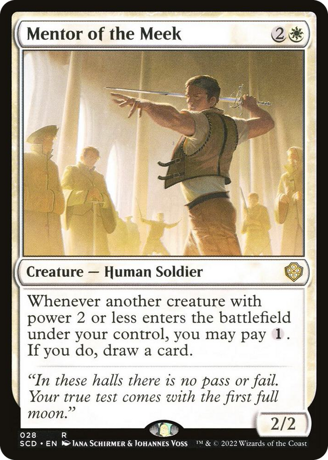 0028 Mentor of the Meek R Starter Commander Decks