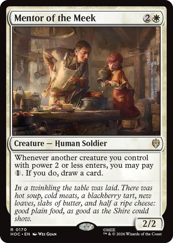 Mentor of the Meek #170 R - The Hobbit: Eternal-Legal Pokemon card
