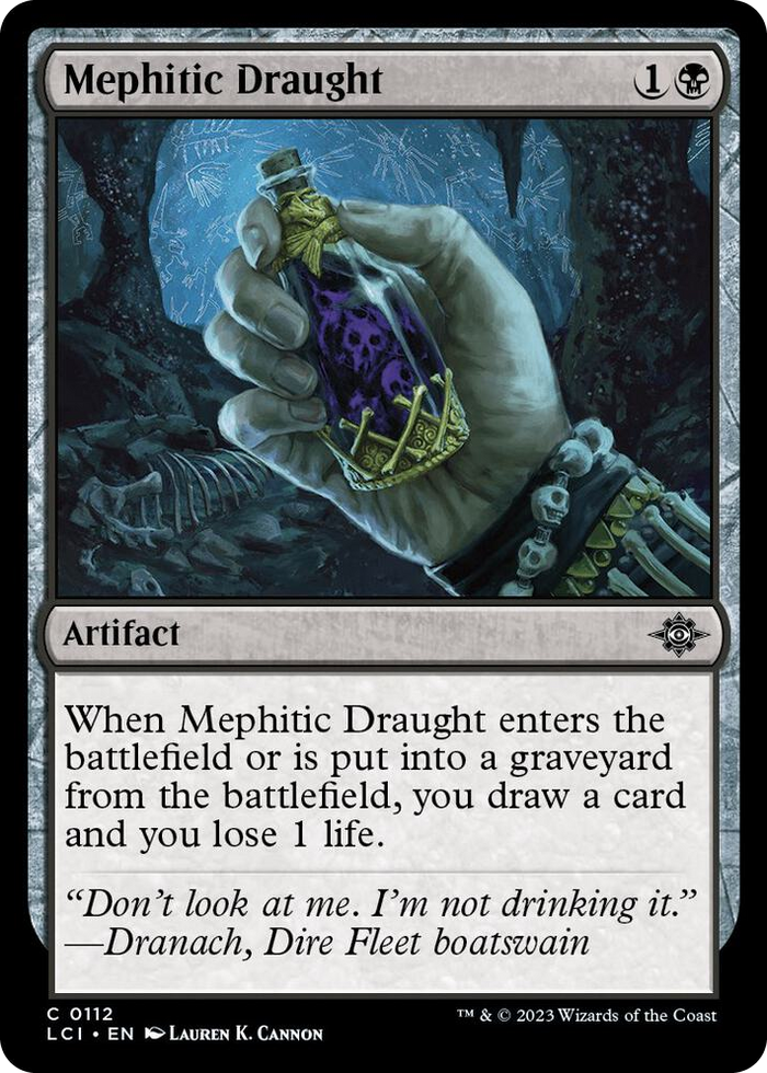 Mephitic Draught #112 C - The Lost Caverns of Ixalan Pokemon card