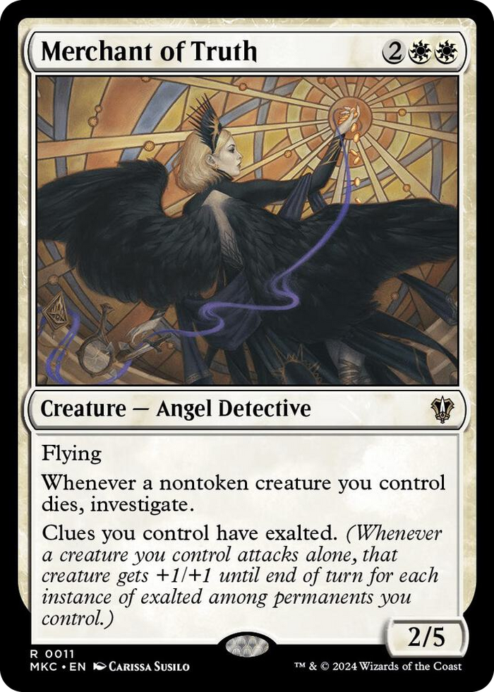 Merchant of Truth #11 R - Commander: Murders at Karlov Manor Pokemon card