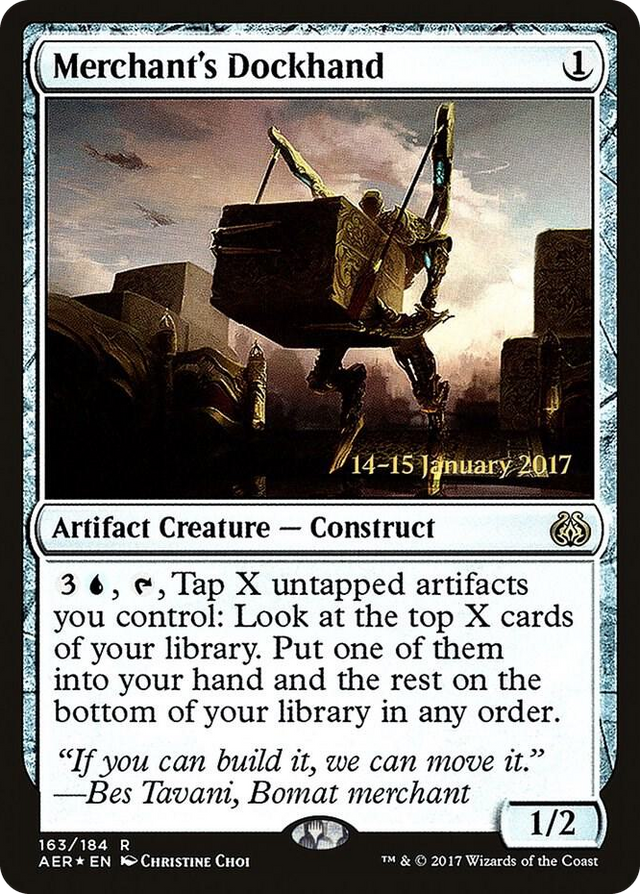 0163 Merchant's Dockhand R Prerelease Cards