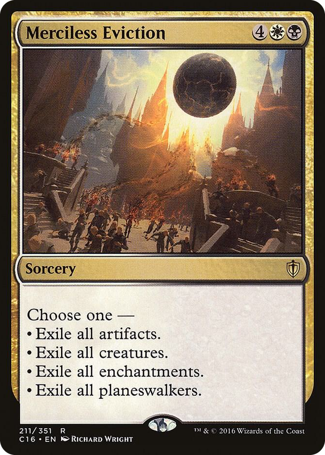 Merciless Eviction #211 R - Commander 2016 Pokemon card