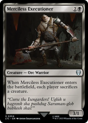 0204 Merciless Executioner U Commander: The Lord of the Rings: Tales of Middle-earth