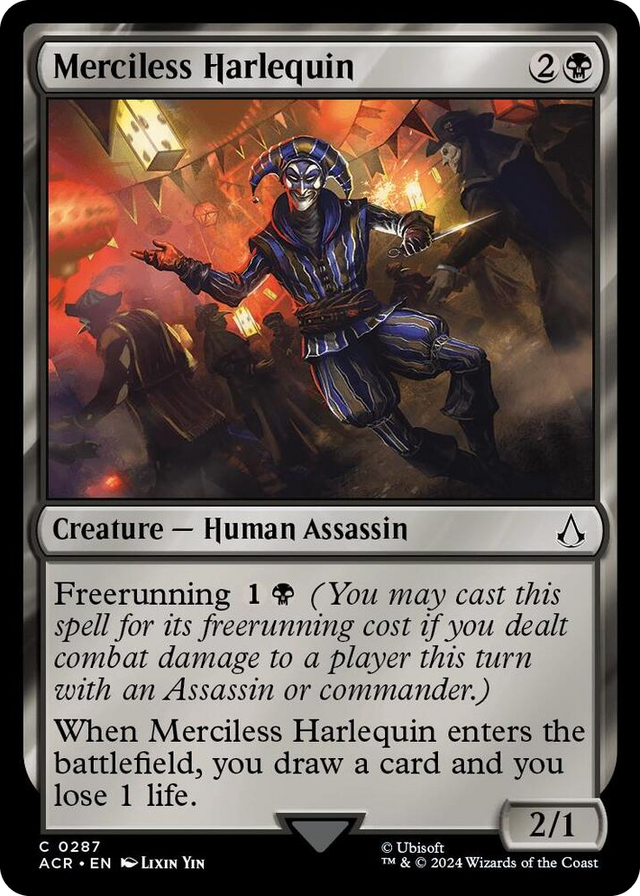 0287 Merciless Harlequin C Universes Beyond: Assassin's Creed