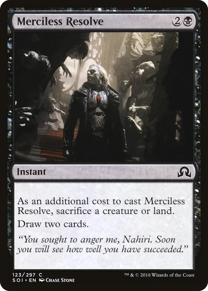 0123 Merciless Resolve C Shadows over Innistrad