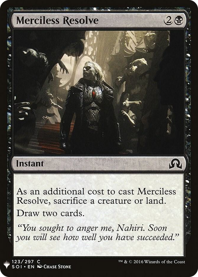 0123 Merciless Resolve C The List Reprints