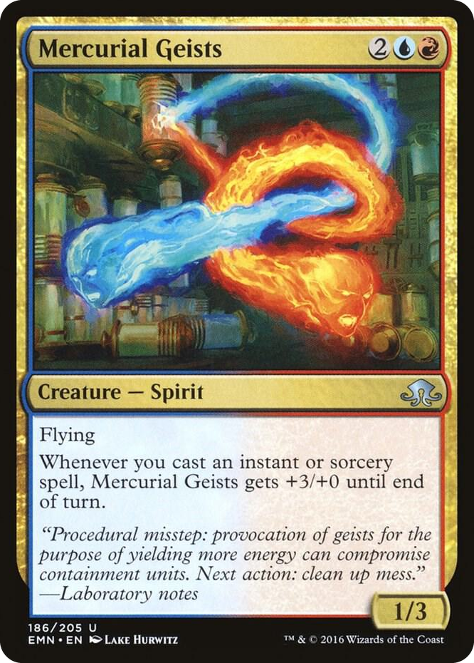 Mercurial Geists #186 U - Eldritch Moon Pokemon card