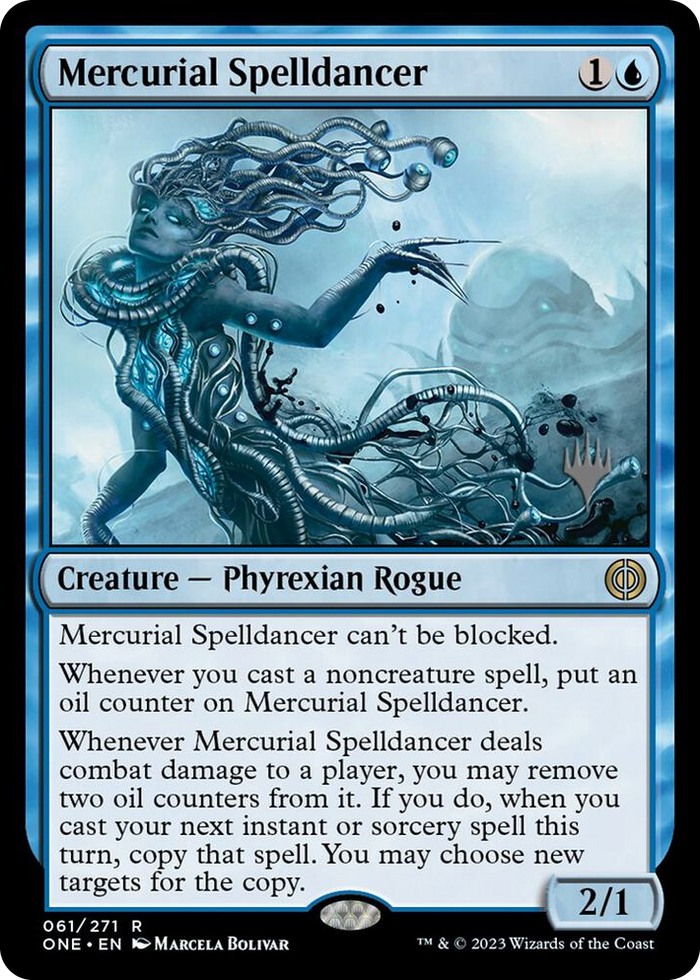 Mercurial Spelldancer #61 R - Promo Pack: Phyrexia: All Will Be One Pokemon card