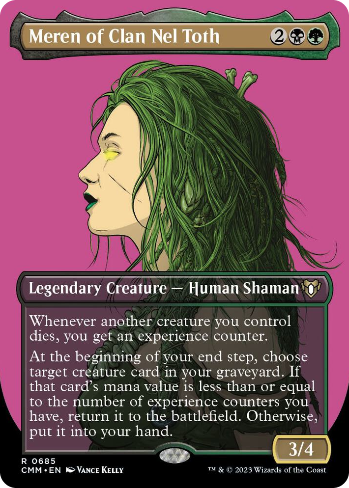 0685 Meren of Clan Nel Toth (Borderless) R Commander Masters