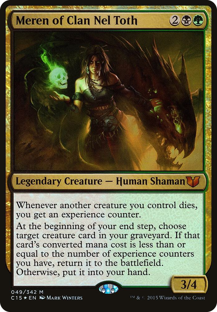 0049 Meren of Clan Nel Toth (Commander 2015) M Oversize Cards
