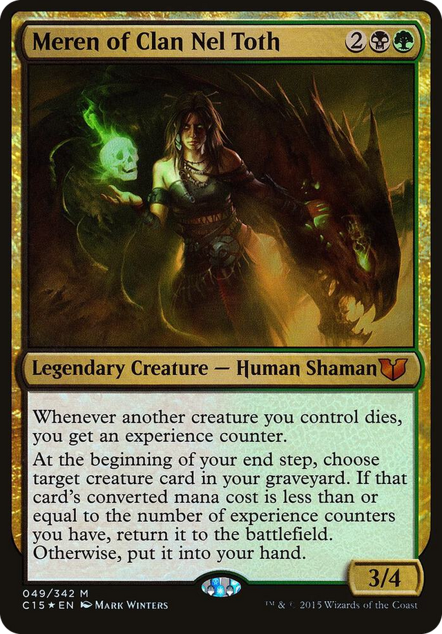 0049 Meren of Clan Nel Toth (Commander 2015) M Oversize Cards