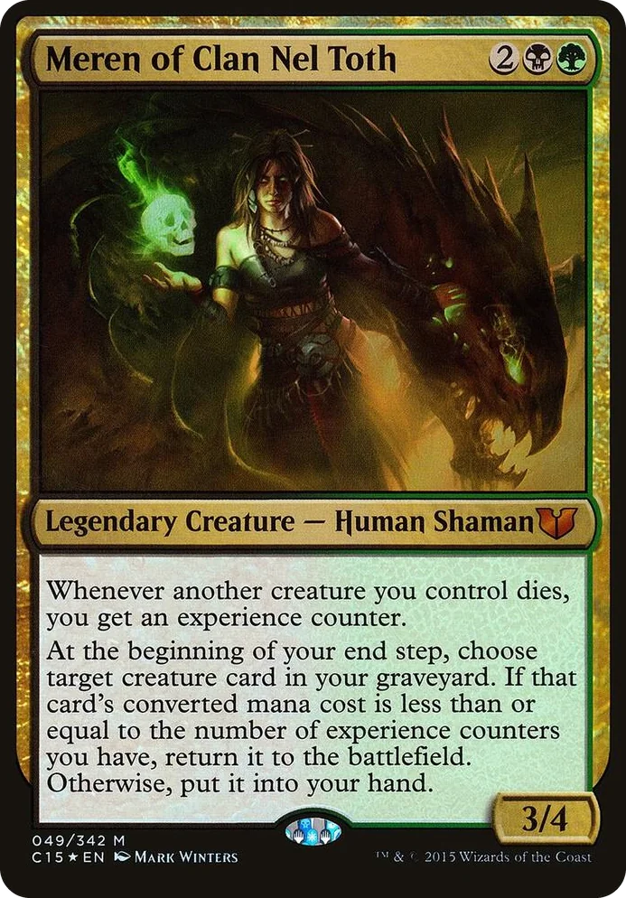0049 Meren of Clan Nel Toth (Commander 2015) M Oversize Cards