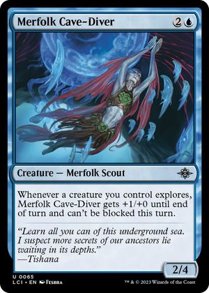 0065 Merfolk Cave-Diver U The Lost Caverns of Ixalan