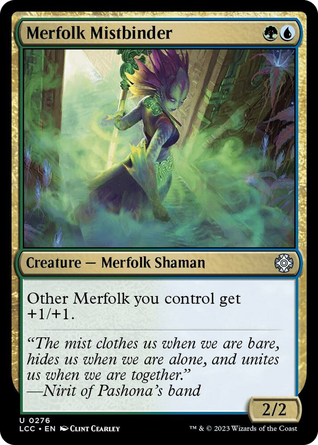 0276 Merfolk Mistbinder U Commander: The Lost Caverns of Ixalan