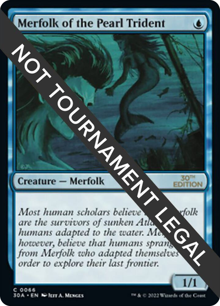 0066 Merfolk of the Pearl Trident C 30th Anniversary Edition